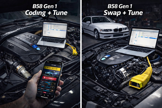 B58 Gen 1 Engine Swap Coding + Tune