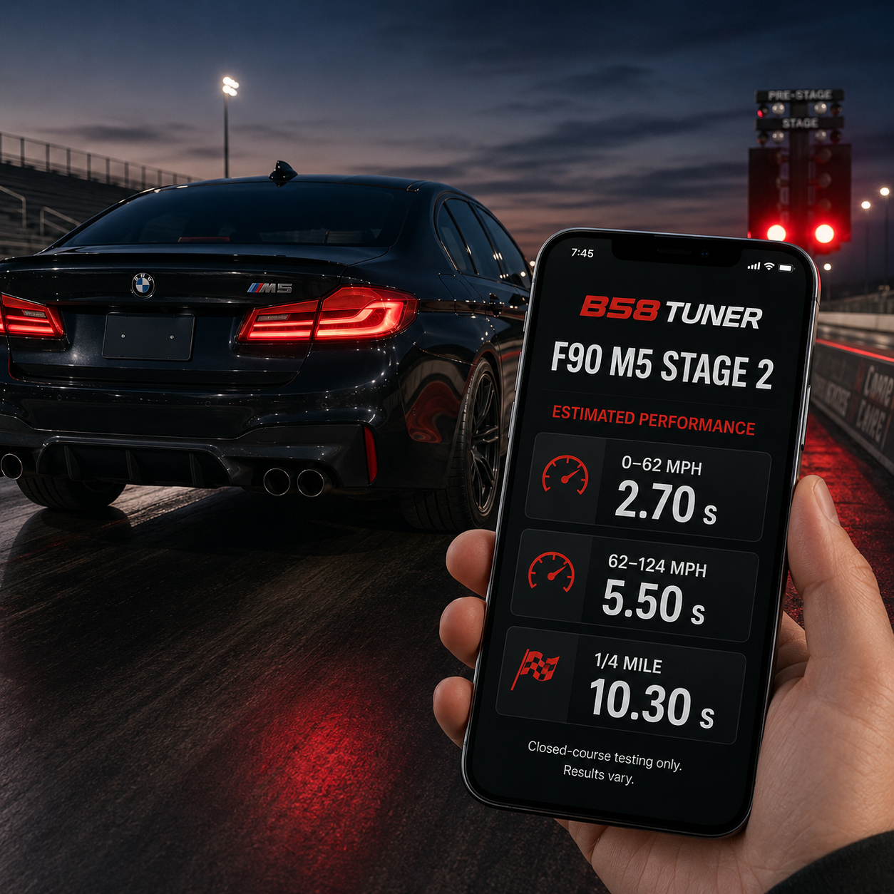 2018 - 2020 BMW M5 Stage 2 Tune Pre LCI